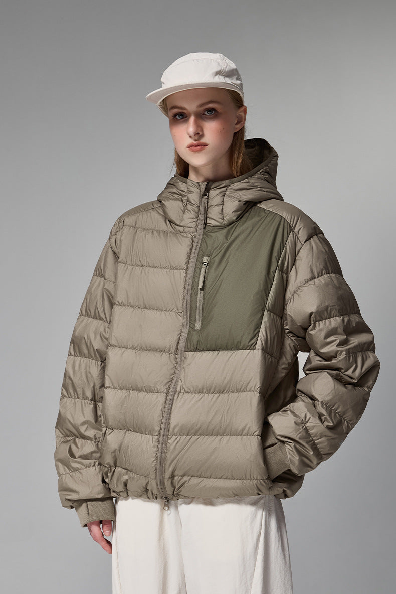 Women’s Puffer Jacket 90% Down Water-Resistant Hood — Winter Coat