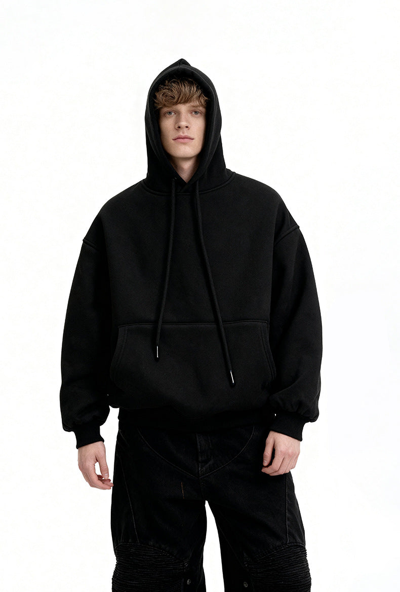 Oversized Hoodie - Heavy Fleece Pullover Men Women Street Fit