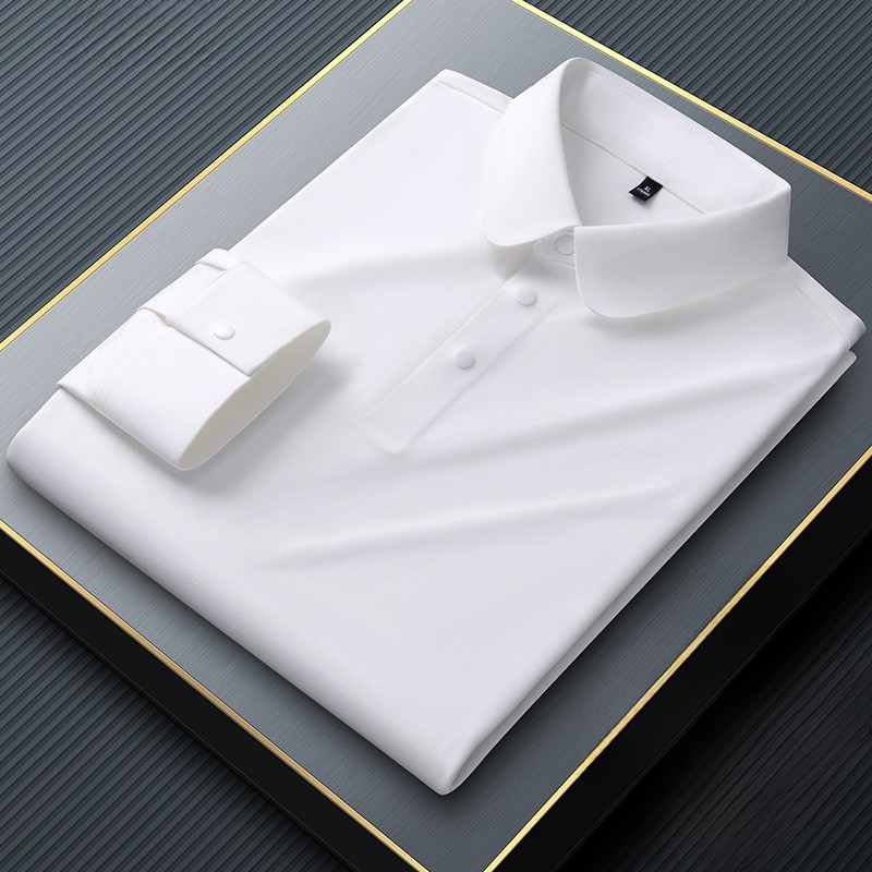 Premium No-Iron Polo | Quick-Dry Performance Long Sleeve