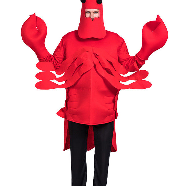 Red lobster Halloween costume full front view