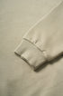 Rib cuff detail on men’s oversized sweatshirt light khaki