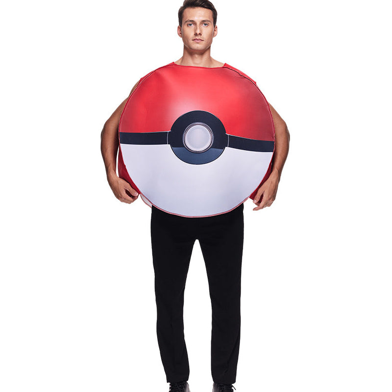Pokéball Halloween costume front view