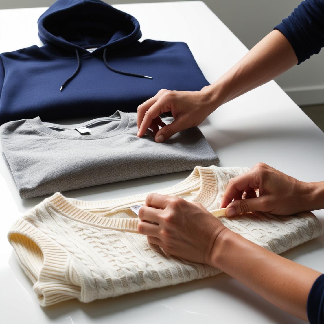 Careful quality inspection of each garment ensuring craftsmanship standards