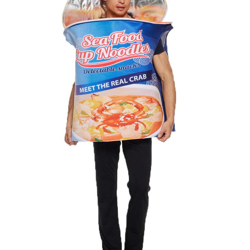 Seafood instant ramen cosplay outfit full view