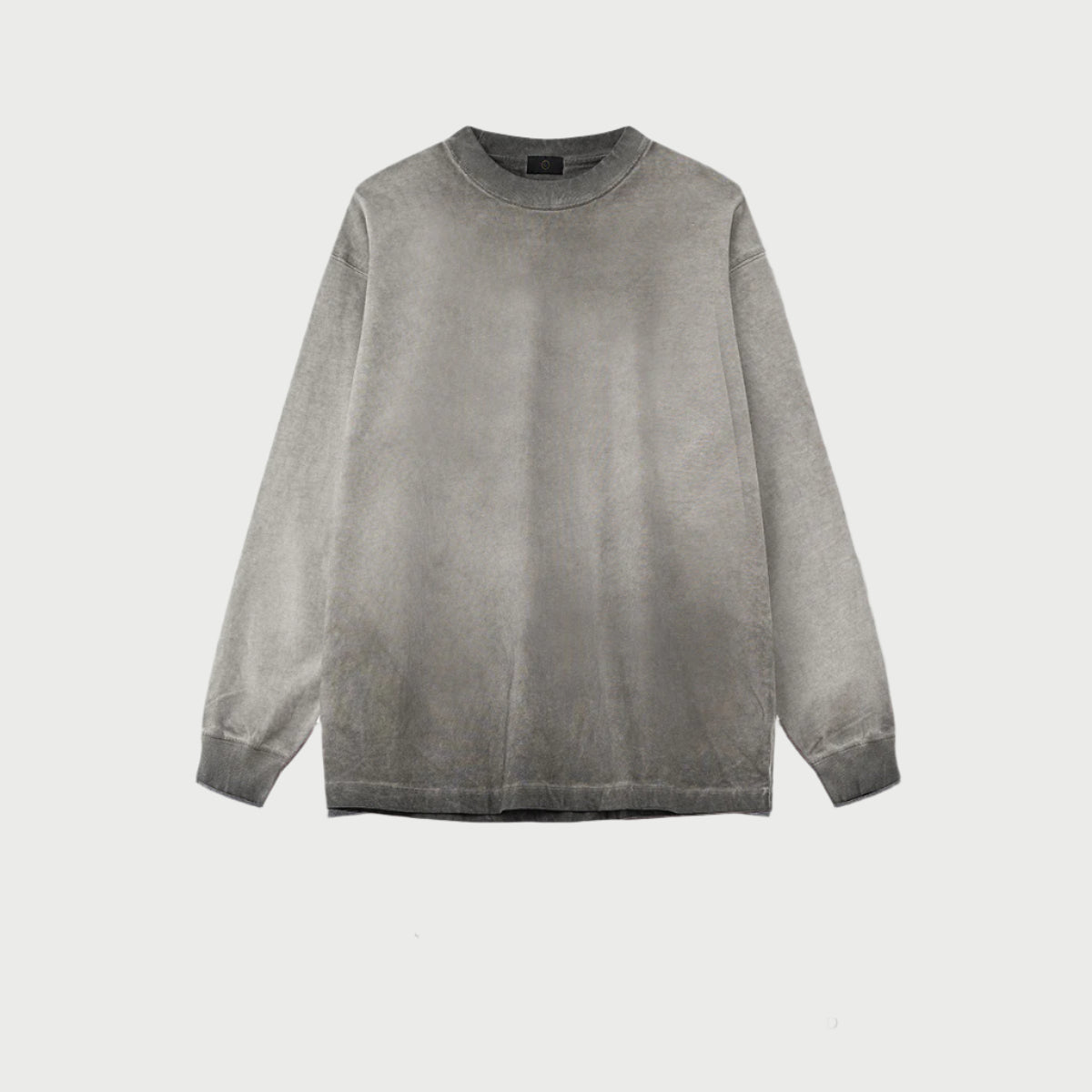 Minimalist Poetry Cotton Long Sleeve Tee