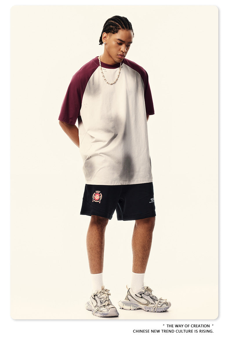 Men's Premium Athletic Embroidered Shorts | Vintage Sport Collection