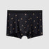 Cod Gray men's boxer briefs featuring gold decorative pattern and elastic waistband