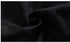 Close-up of black fabric texture showing detailed weave pattern and drape of the material against dark background