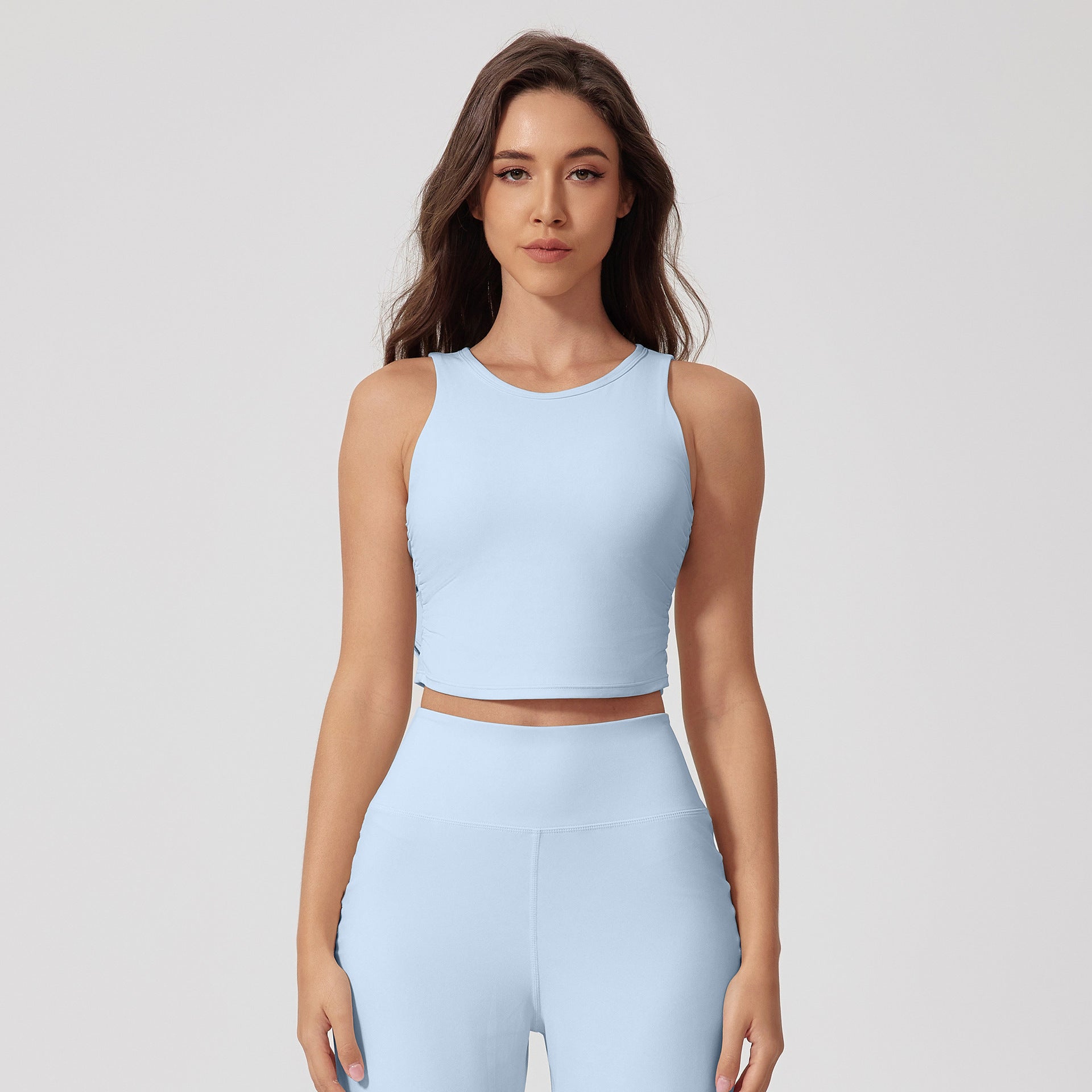 Racerback Cropped Tank Top