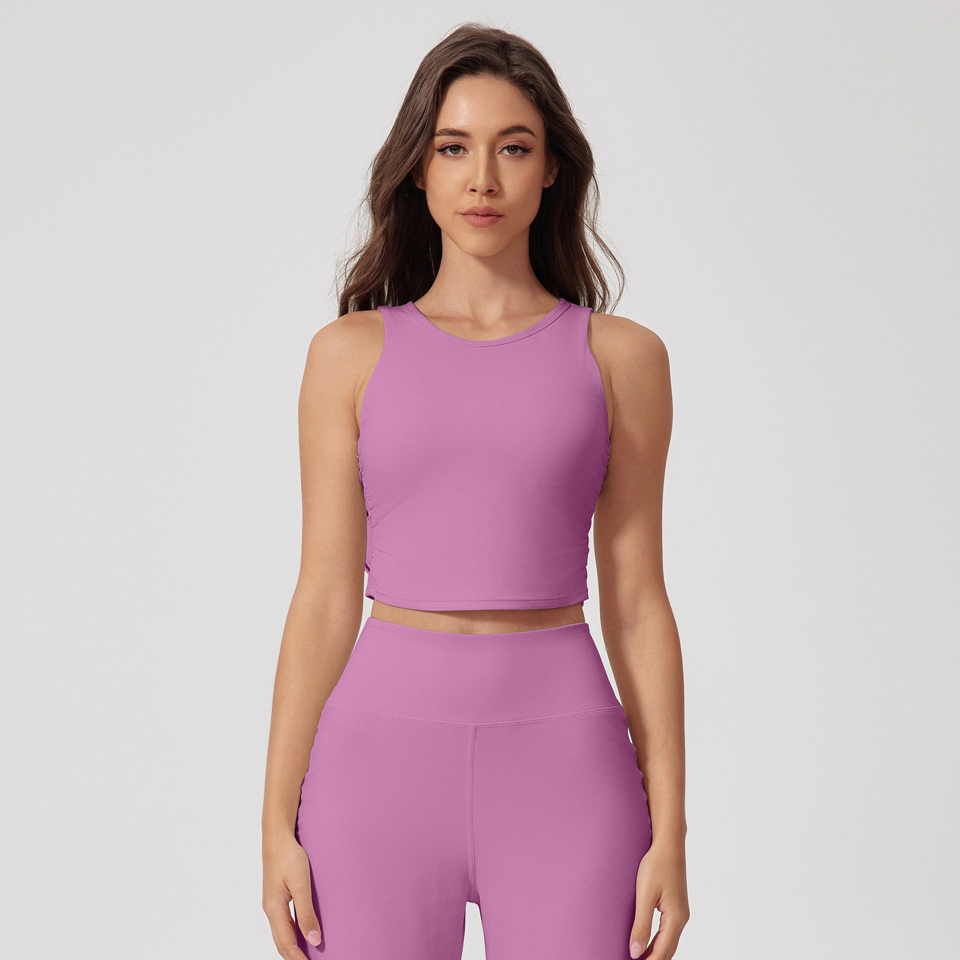 Racerback Cropped Tank Top