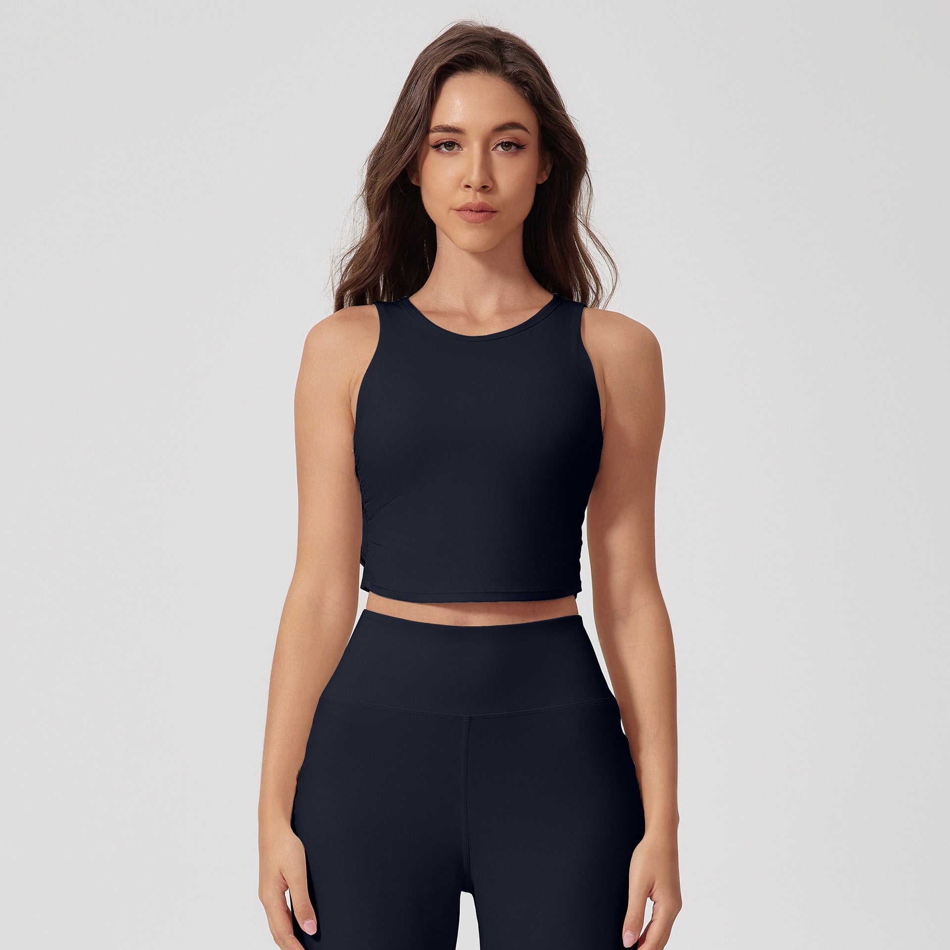 Racerback Cropped Tank Top