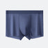 Navy blue men's boxer briefs with premium microfiber fabric and comfortable fit