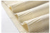 Cream ribbed hem detail showing waffle texture