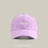 Light purple baseball cap with cream 'Naivety 1768' embroidered logo