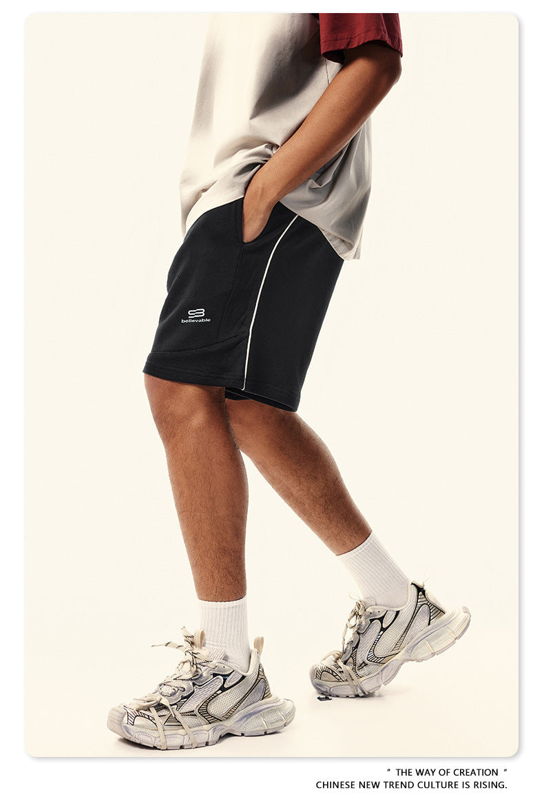 Men's Premium Athletic Embroidered Shorts | Vintage Sport Collection