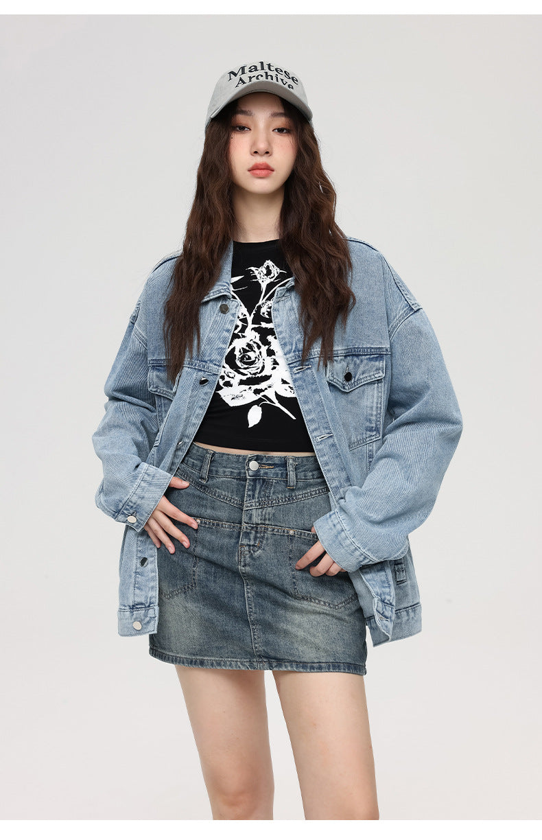 Oversized Classic Denim Jacket