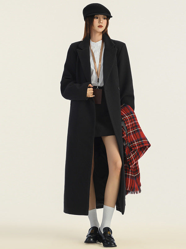 Oversized Longline Single-Button Coat