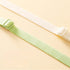 Light green and cream adjustable shoulder straps with a soft, high-elastic texture, designed for comfort.