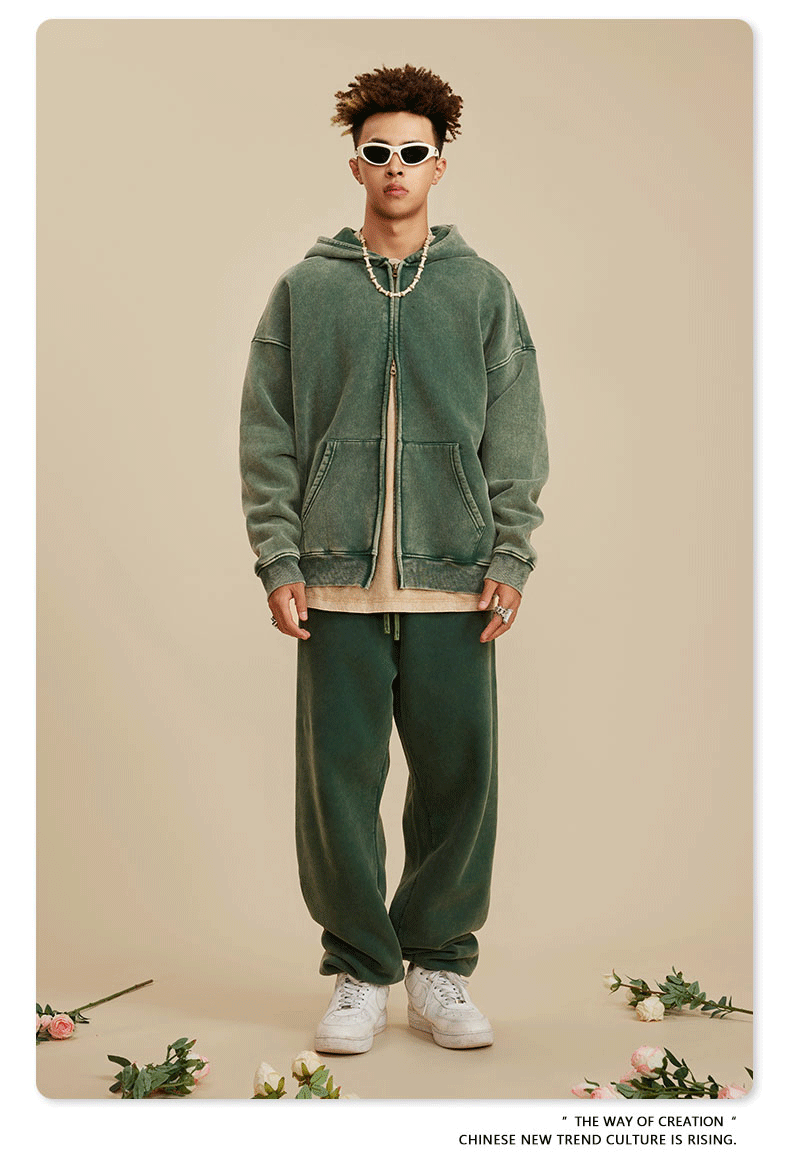Men's Vintage Zip Collection | Heavyweight Wash Series