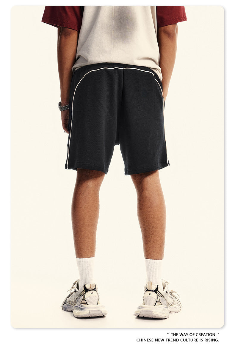 Men's Premium Athletic Embroidered Shorts | Vintage Sport Collection