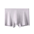 Ashy gray men's boxer briefs with mesh ventilation panels and ergonomic design for enhanced breathability