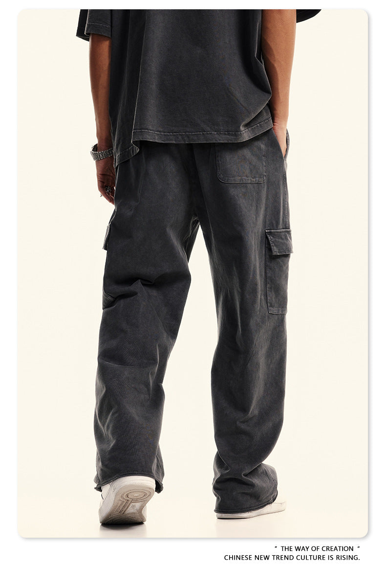 Men's Midnight Drift Cargo Pants | Vintage Wash Streetwear