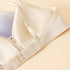 Wide seamless side panel for a streamlined fit and firm support.
