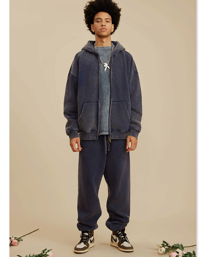Men's Vintage Zip Collection | Heavyweight Wash Series
