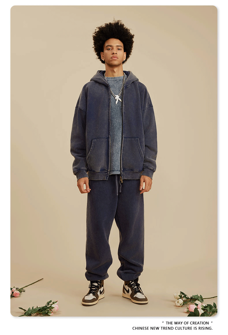 Men's Vintage Zip Collection | Heavyweight Wash Series