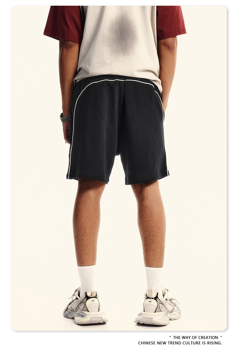 Men's Piped Athletic Shorts | Premium Sport Series