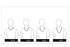Chain length guide showing necklace lengths from 50cm to 65cm