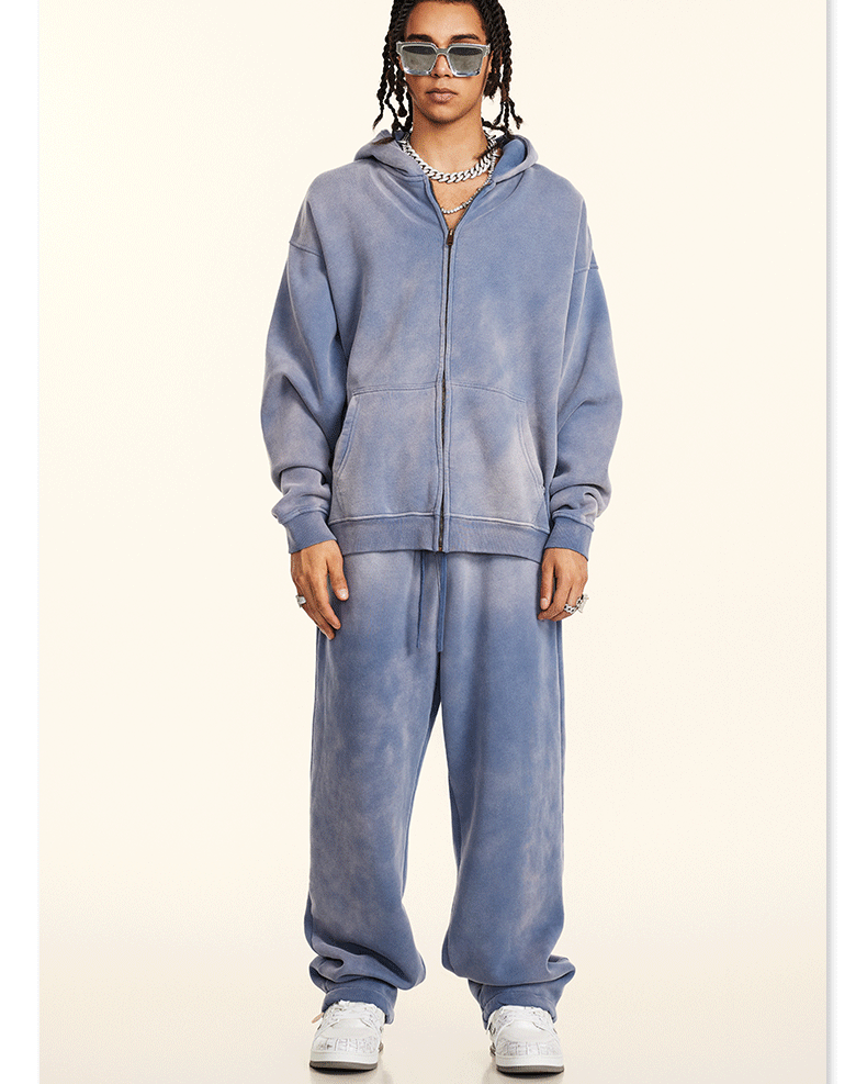 Men's Metro Force Spray-Dyed Zip Hoodie | Premium Fleece Series