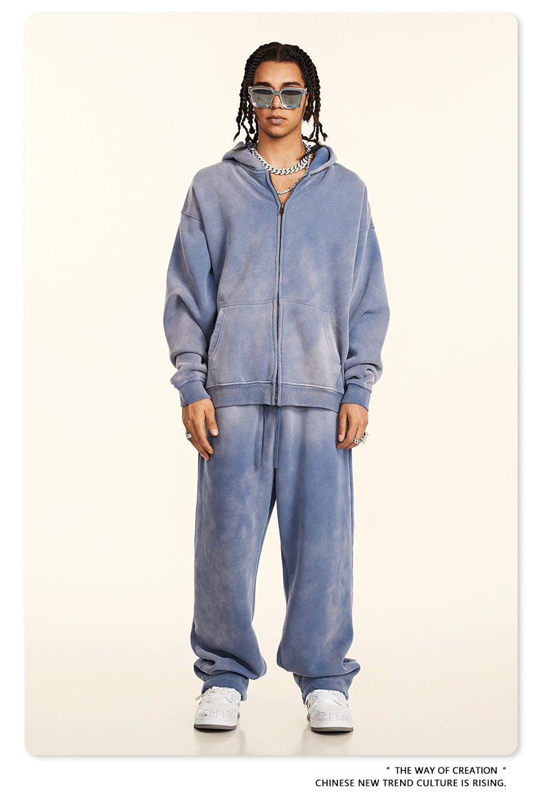 Men's Metro Force Spray-Dyed Zip Hoodie | Premium Fleece Series