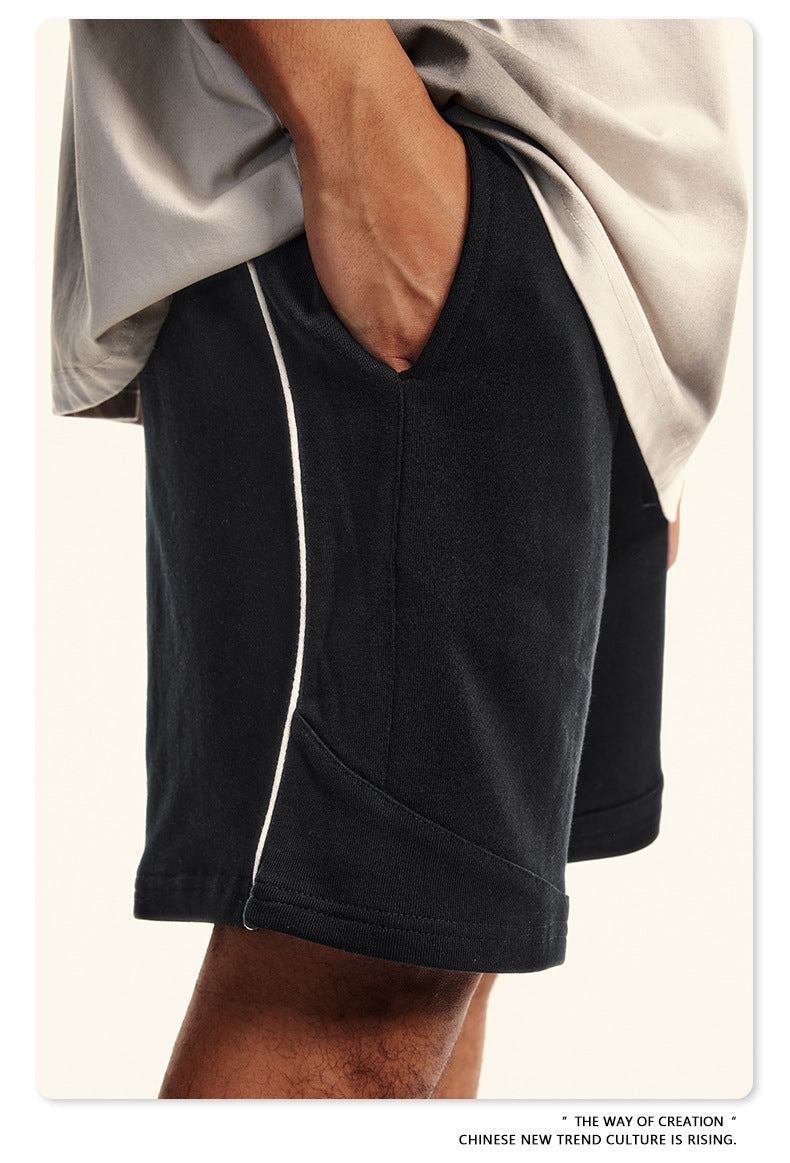 Men's Piped Athletic Shorts | Premium Sport Series