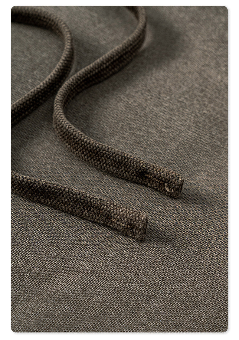 Men's Washed Fleece Distressed Sweatpants | Light Fleece Lined Straight Leg