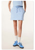 Baby blue drawstring skirt
