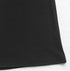 Hem of black wide-leg pants, showcasing the clean stitching and smooth fabric.