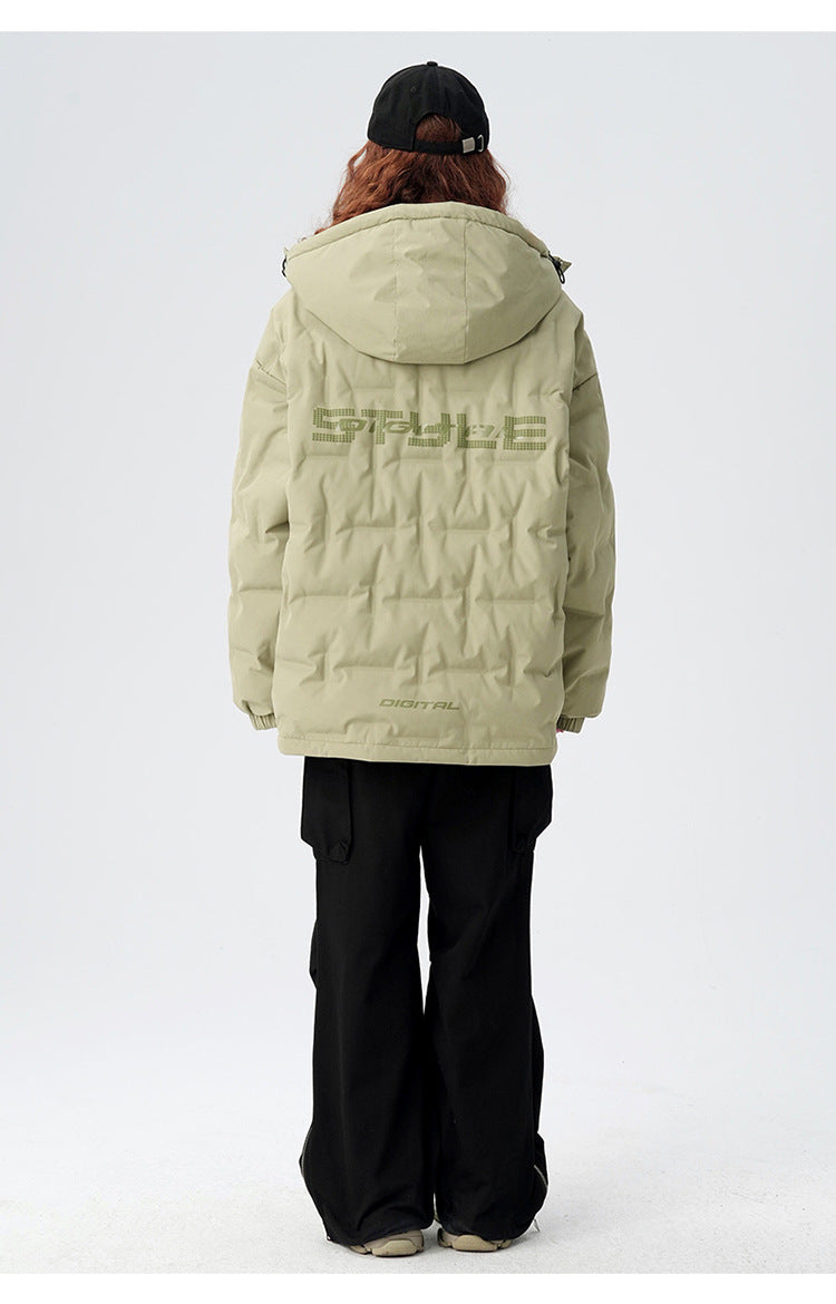 Minimalist Digital Down Puffer Jacket
