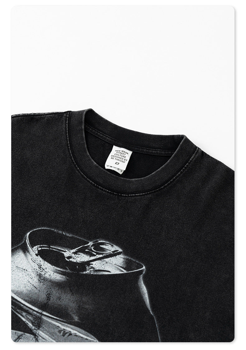 Men's Shape of Pressure Tee | Vintage Print Streetwear
