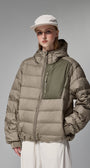 Women’s Puffer Jacket 90% Down Water-Resistant Hood — Winter Coat