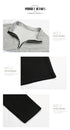 Three detail design images showing zipper and fabric construction