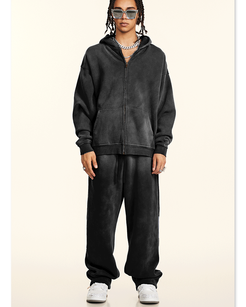 Men's Metro Force Spray-Dyed Zip Hoodie | Premium Fleece Series