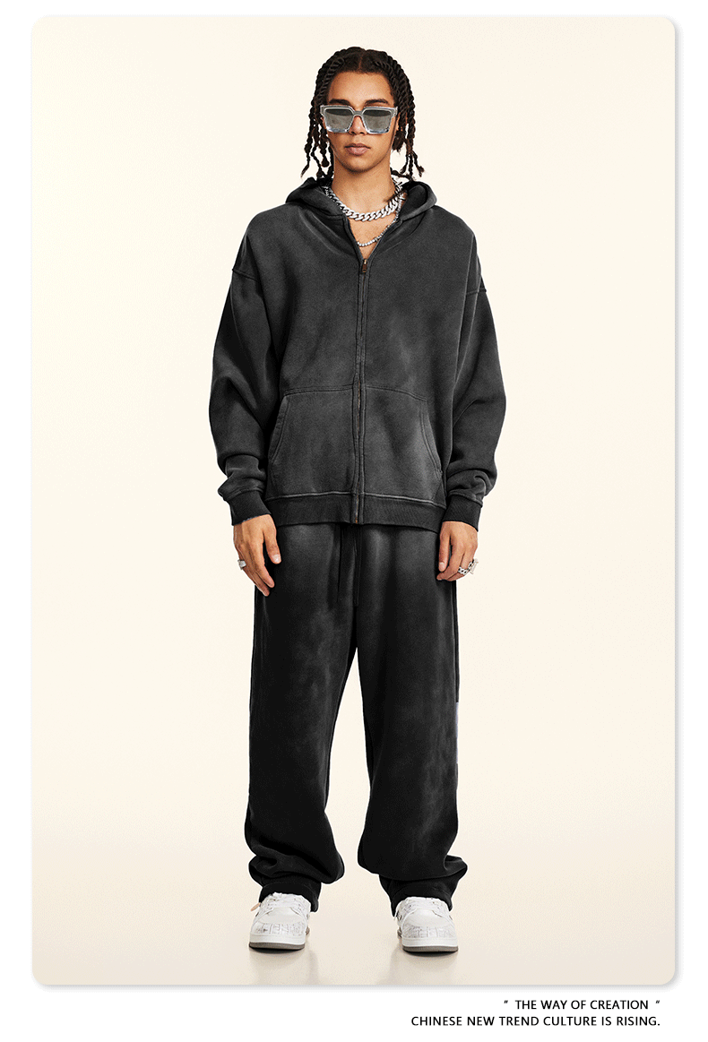 Men's Metro Force Spray-Dyed Zip Hoodie | Premium Fleece Series