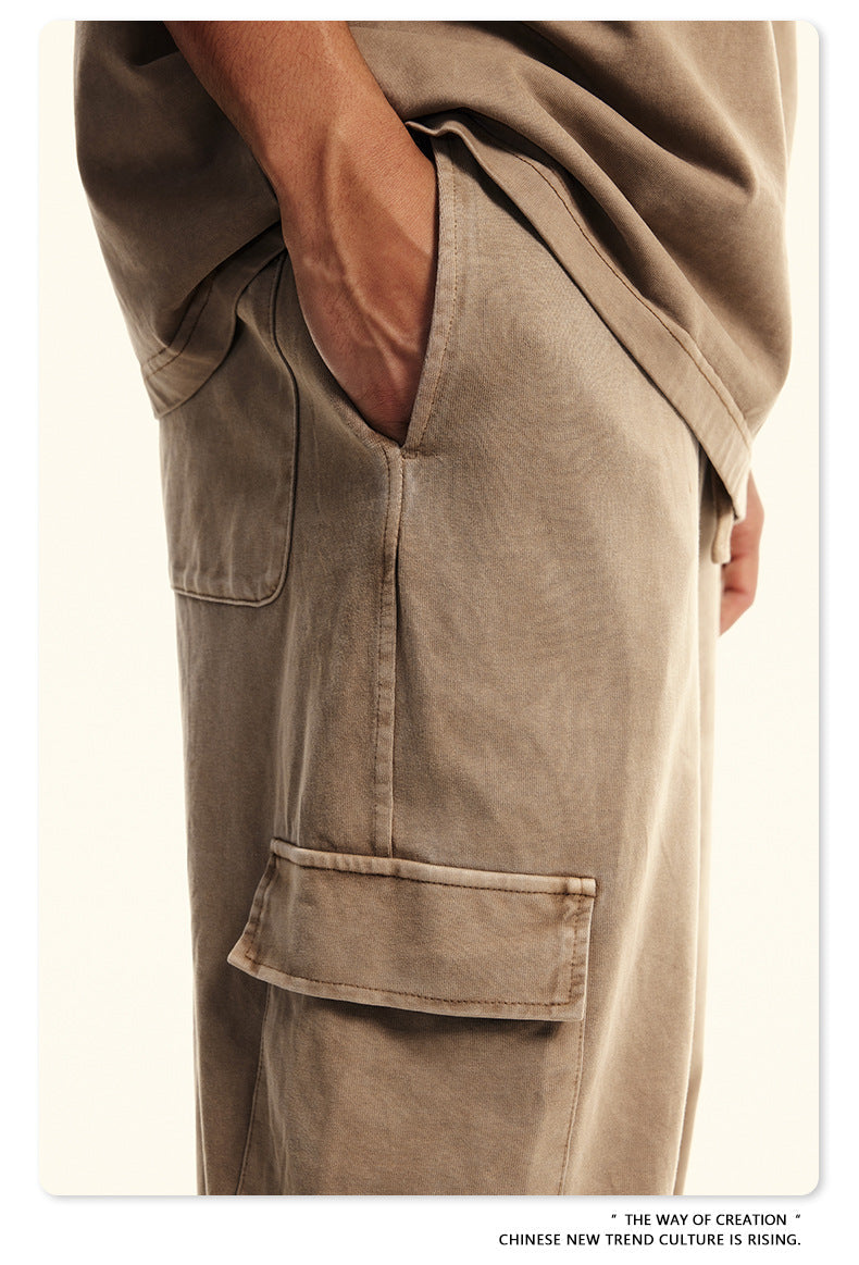 Men's Midnight Drift Cargo Pants | Vintage Wash Streetwear