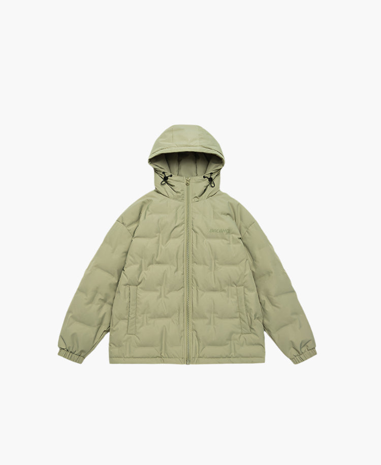 Minimalist Digital Down Puffer Jacket