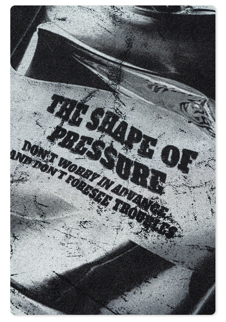 Men's Shape of Pressure Tee | Vintage Print Streetwear