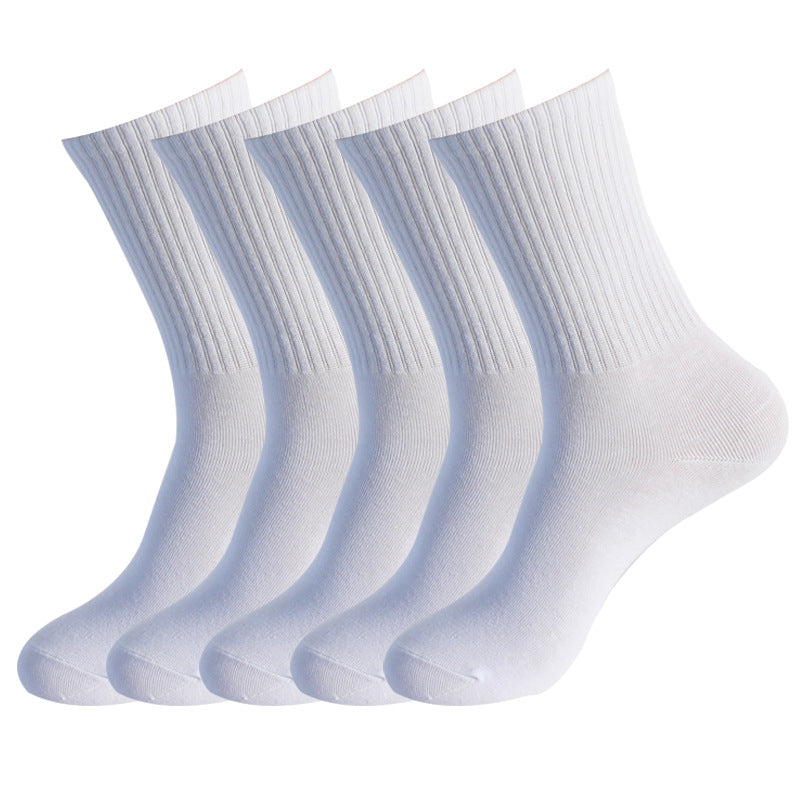 Moisture-Wicking Athletic Crew Socks (2 Pairs)