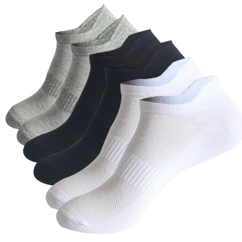 Premium Men's No-Show Athletic Socks (2 Pairs)