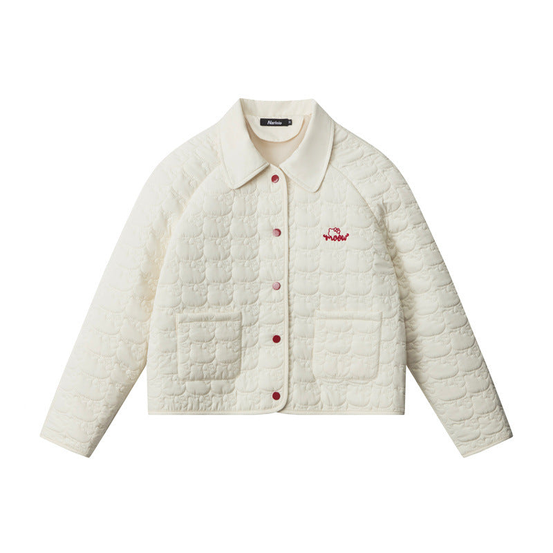 Quilted Love Embroidered Jacket