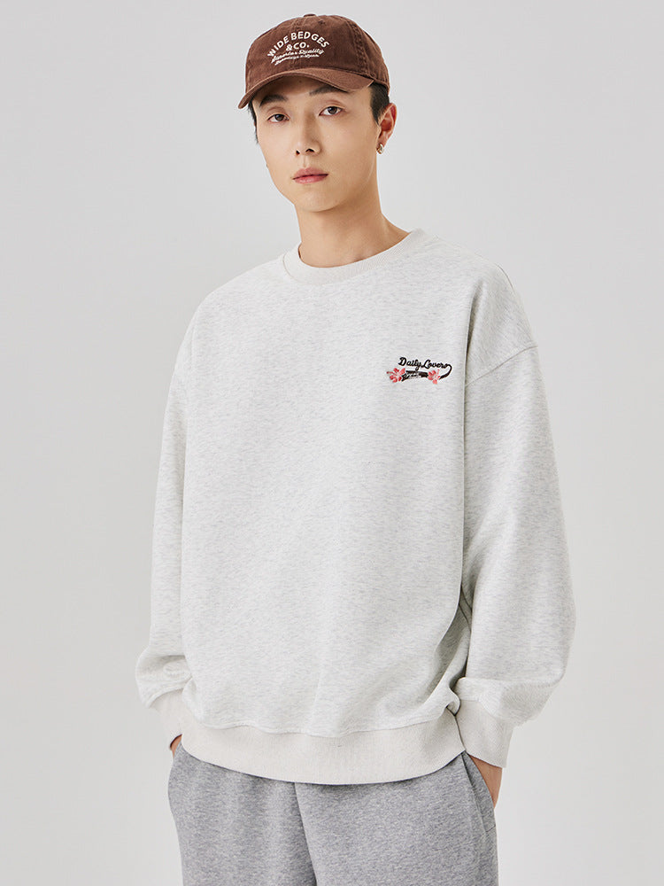 Mini Floral Logo Cotton Blend Sweatshirt
